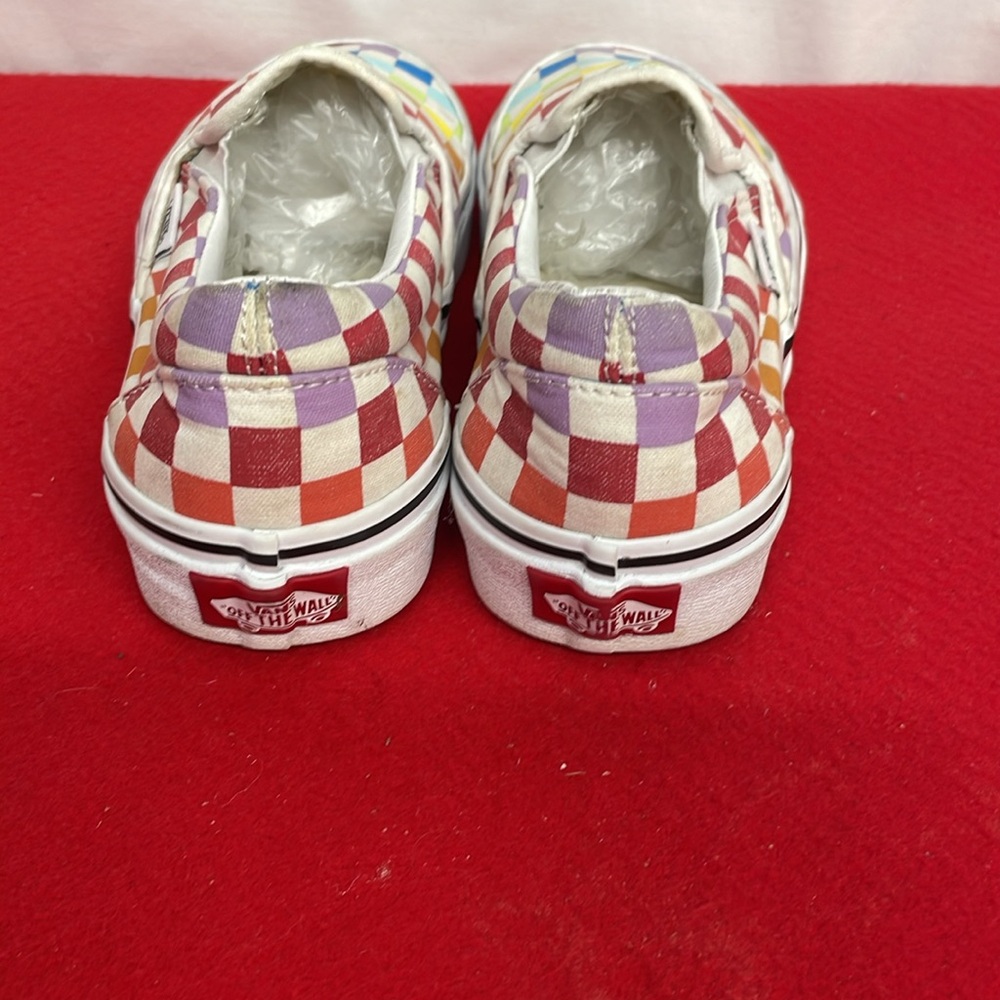 Vans Off the Walls  Checkerboard  Slip-On Shoes Size 7 Womens - Picture 3 of 6